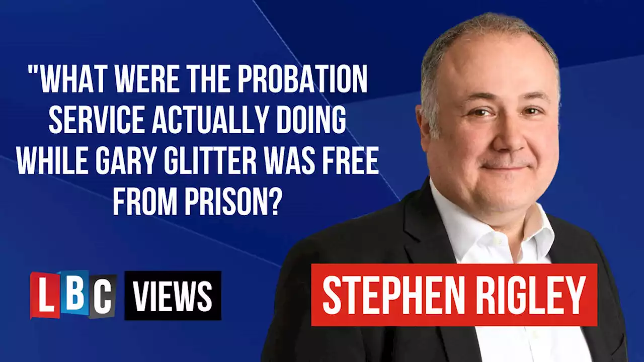 What were the probation service actually doing while Gary Glitter was free from prison?