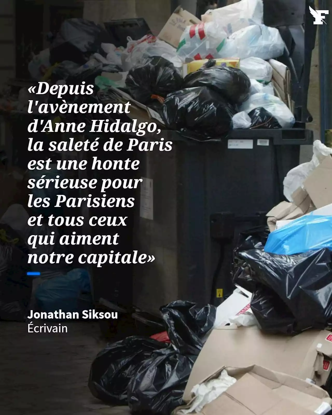 Grève des éboueurs : «Depuis Anne Hidalgo, Paris est devenue une carte postale de la désolation urbaine»