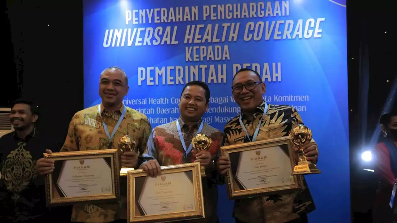 Sukses Lewati Target UHC Nasional, Pemkot Tangerang Raih Penghargaan dari BPJS Kesehatan