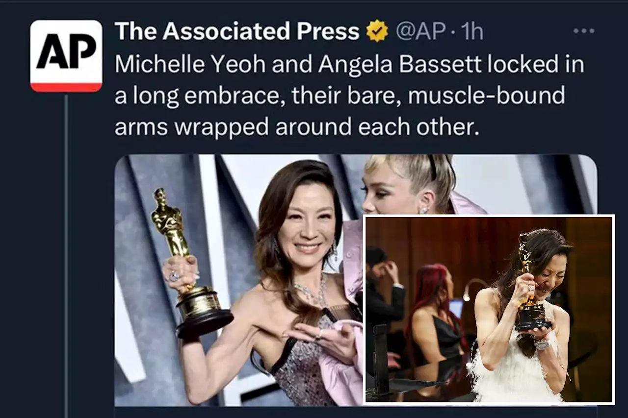 Associated Press deletes ‘horny’ tweet on Oscar winner Michelle Yeoh’s ‘muscle-bound’ arms