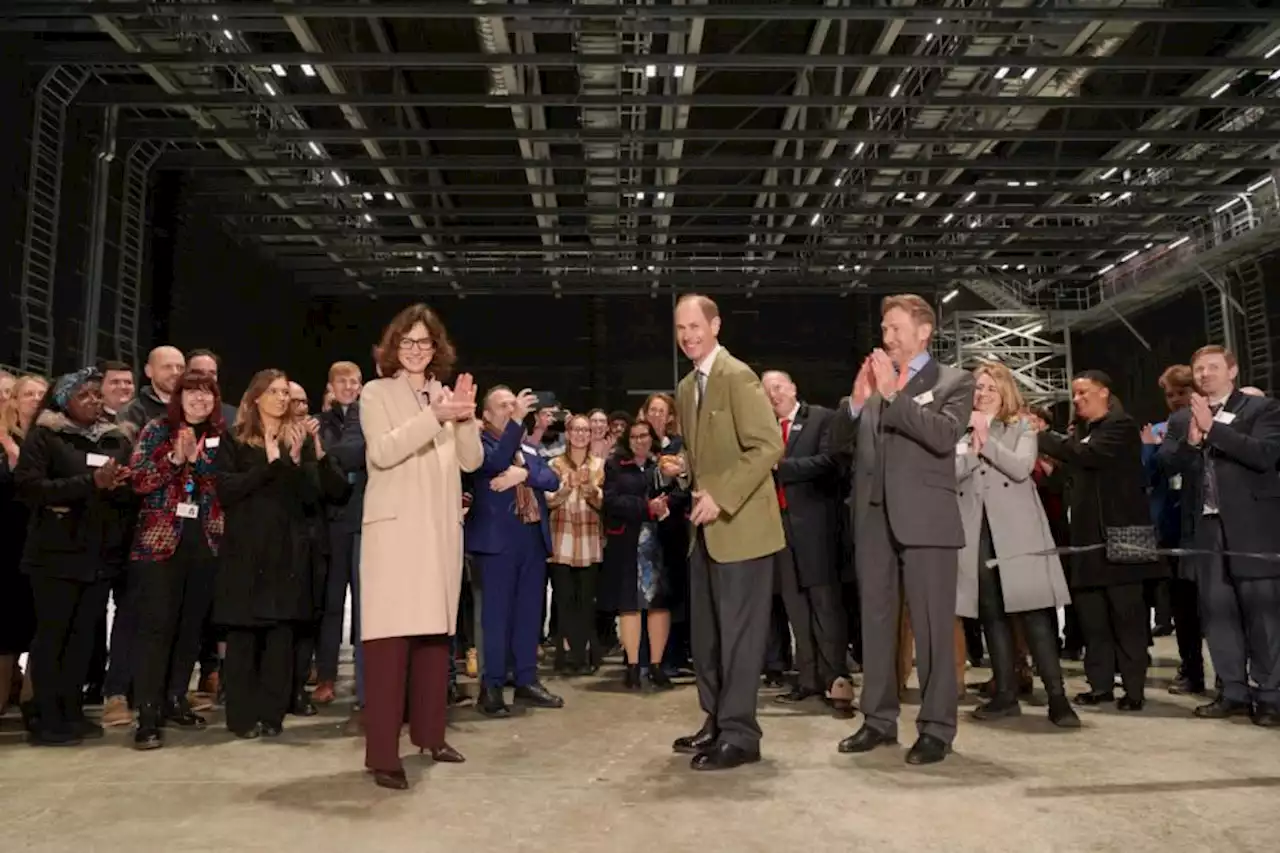 The Duke of Edinburgh officially opens final sound stage at Sky Studios Elstree