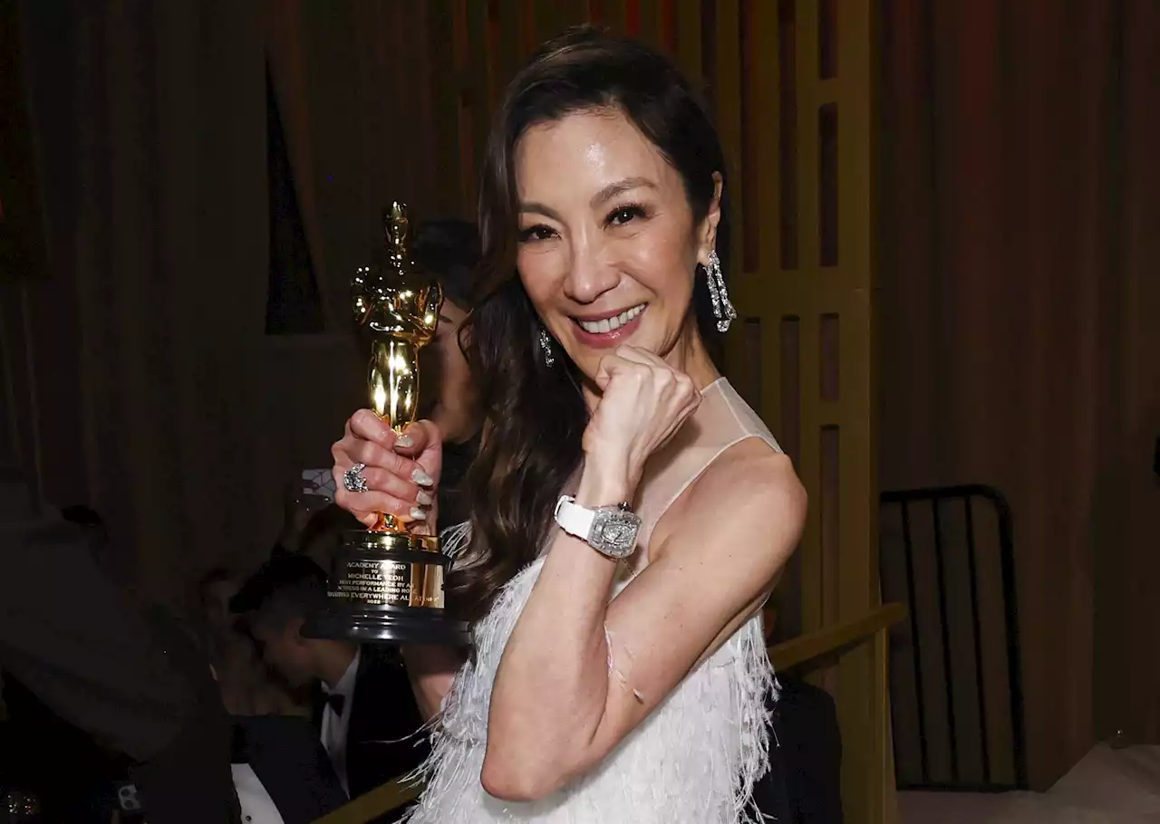 Jubilation as 'pride of Malaysia' Michelle Yeoh wins first Oscar