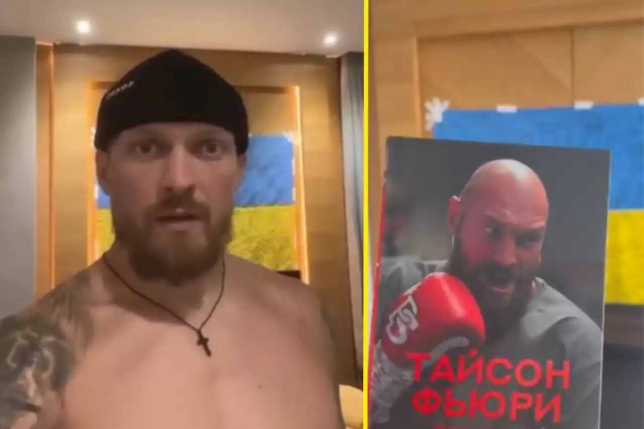 'Don't be afraid' - Usyk posts ominous message to Fury amid negotiations for fight