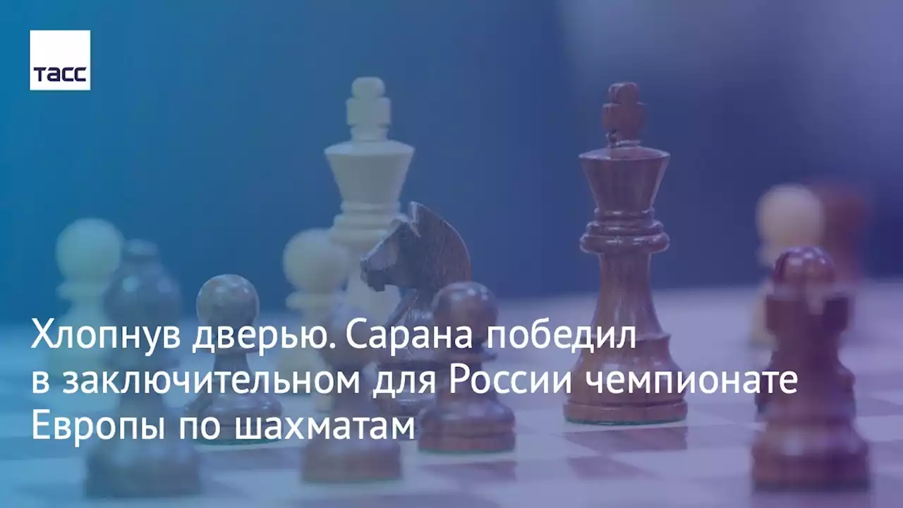 Хлопнув дверью. Сарана победил в заключительном для России чемпионате Европы по шахматам