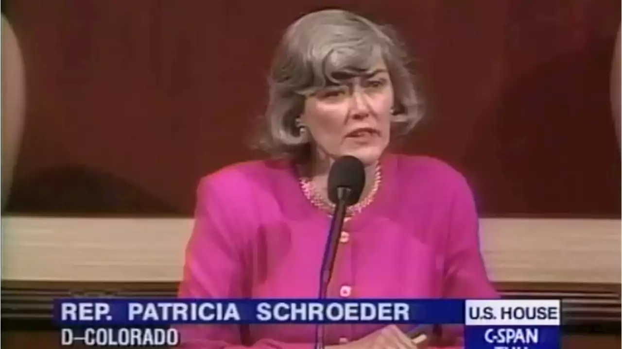 Trailblazing Former Rep. Pat Schroeder Dies After Stroke