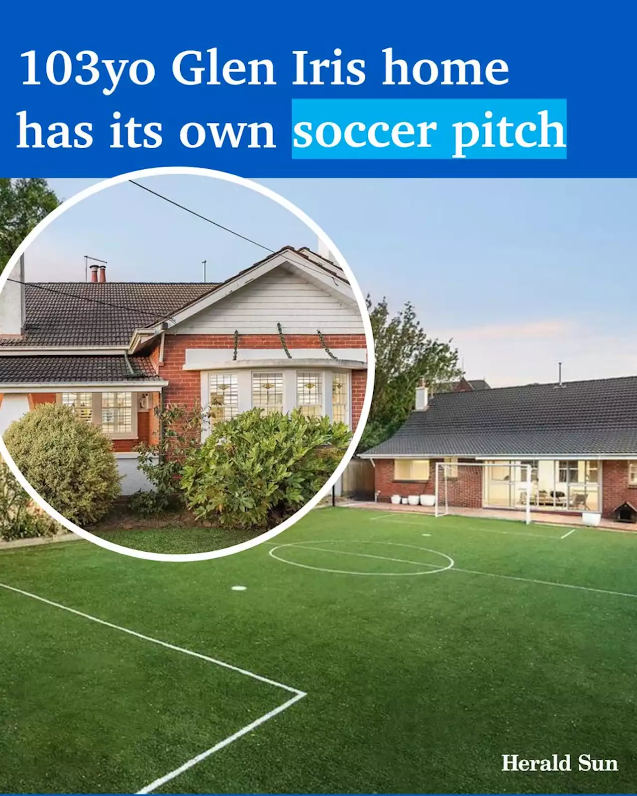 103-year-old Glen Iris home has its own backyard soccer pitch - realestate.com.au