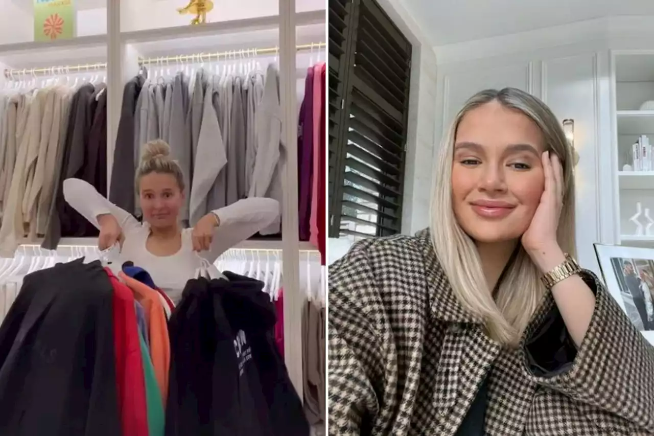 Molly-Mae shows off huge colour coded wardrobe as she has massive clearout of designer gear