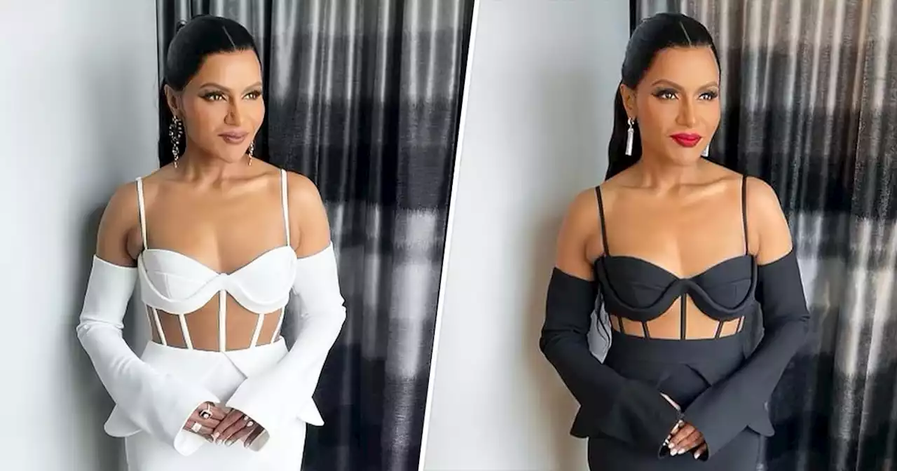 Why Mindy Kaling wore 2 versions of the same dress at the Oscars