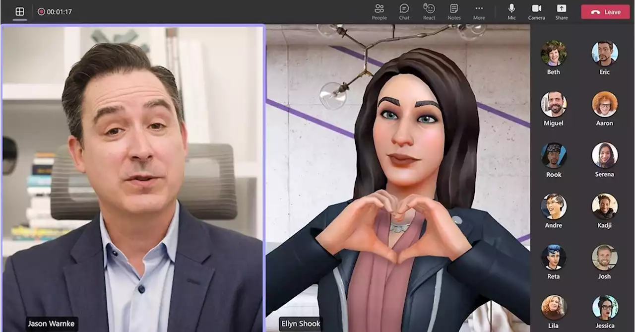 Microsoft Teams will let you transform into a 3D avatar in May