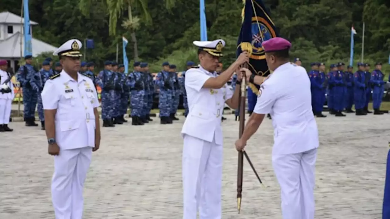 Danlantamal III Brigjen TNI Marinir Hary Lantik Kolonel Nizarudin Jadi Komandan Lanal Lampung