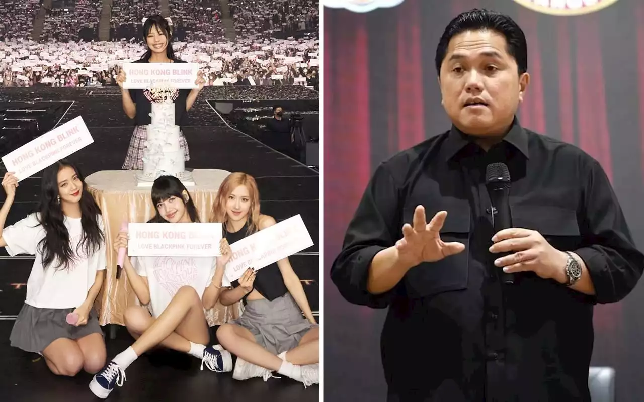 Konser BLACKPINK Rusak Rumput GBK, Ketum PSSI Erick Thohir Turun Tangan