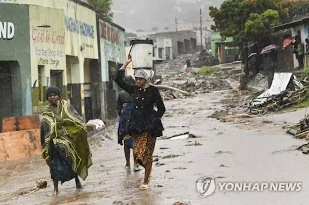 사이클론 '프레디' 강타 말라위 사망자 190명으로 늘어 | 연합뉴스