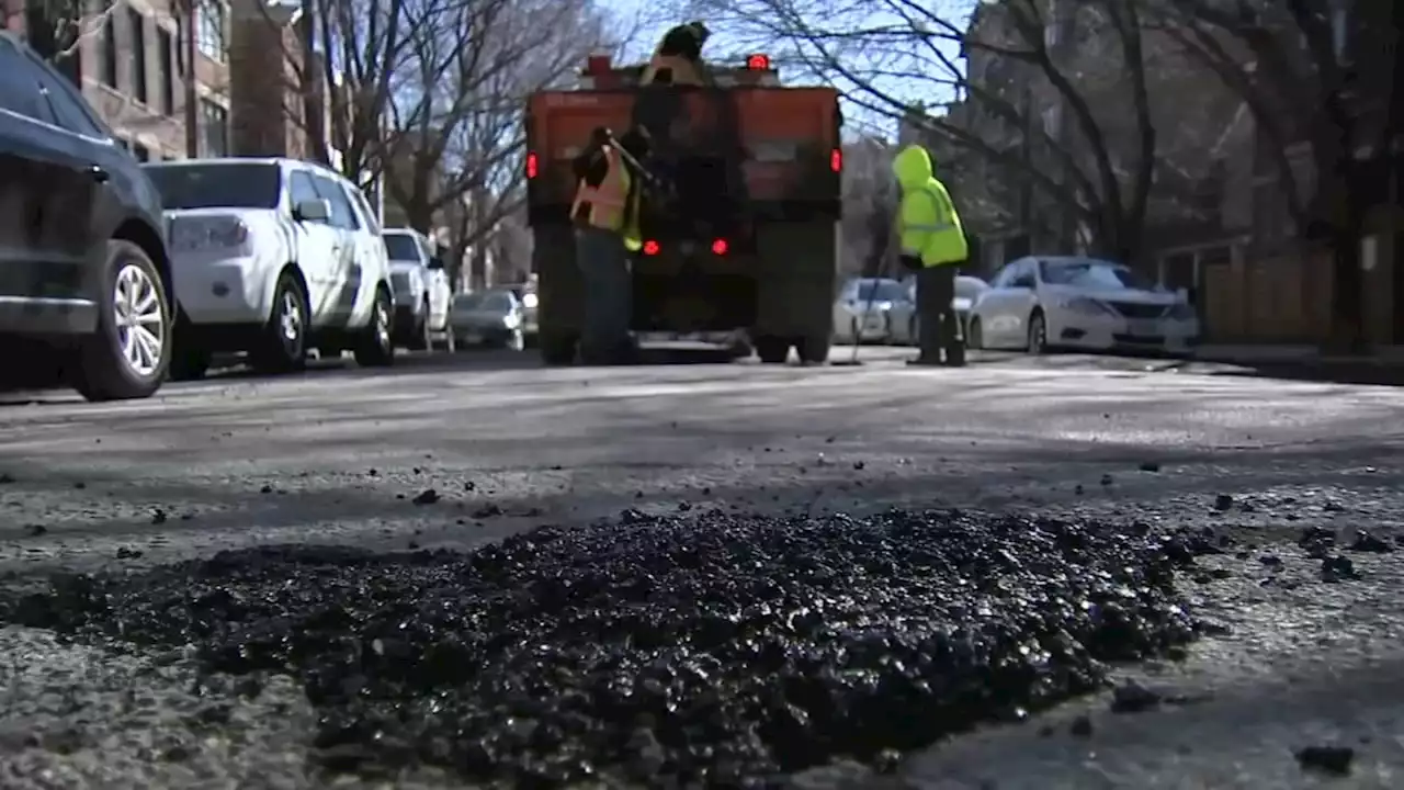 Chicago pothole reports up 59% so far this year, data shows