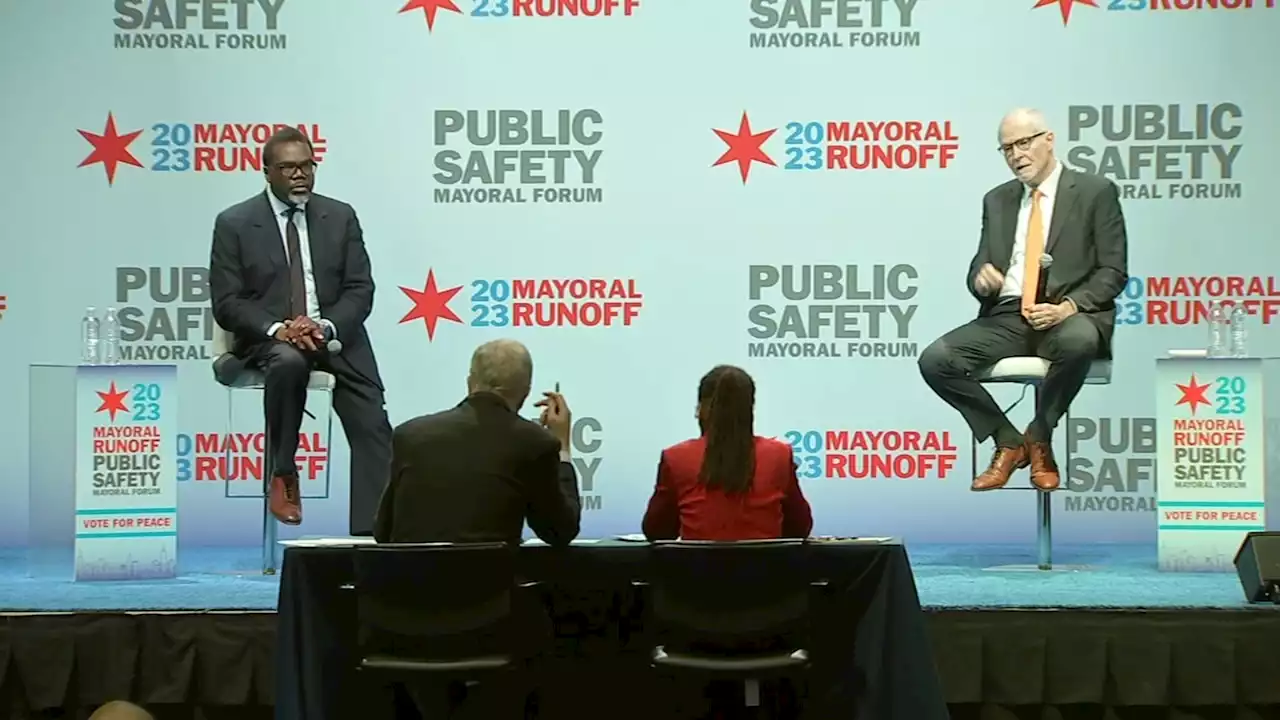 Paul Vallas, Brandon Johnson offer diametrically opposed approaches to public safety at UIC forum