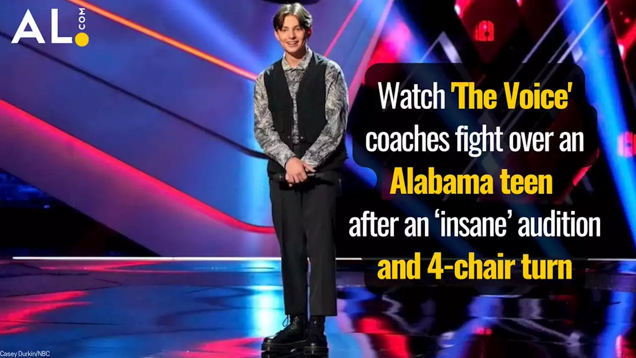 Watch ‘Voice’ coaches fight over Alabama teen after ‘insane’ audition and 4-chair turn