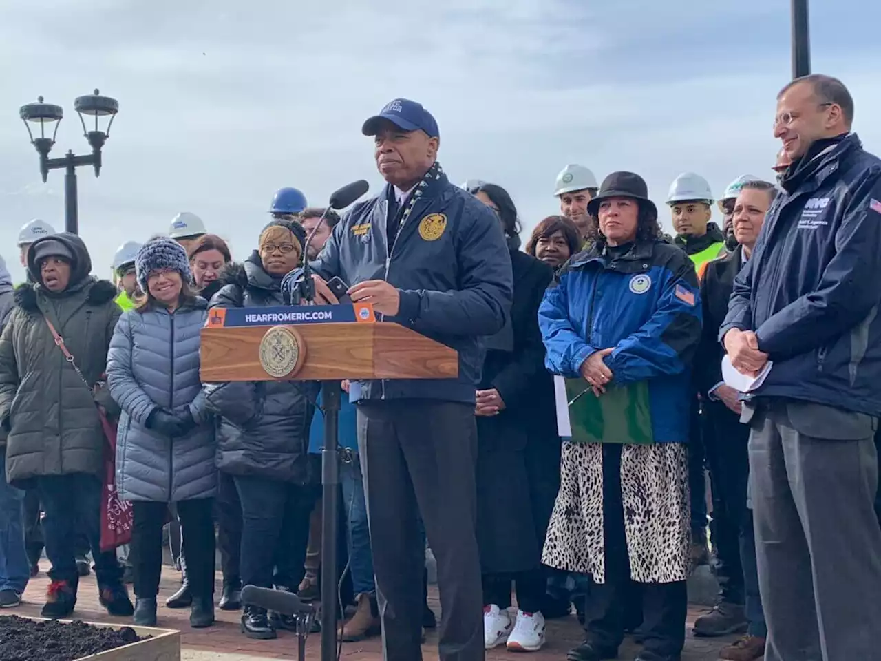 Mayor Adams breaks ground on delayed $1.6B Gowanus Canal sewage overflow tanks, public space project | amNewYork