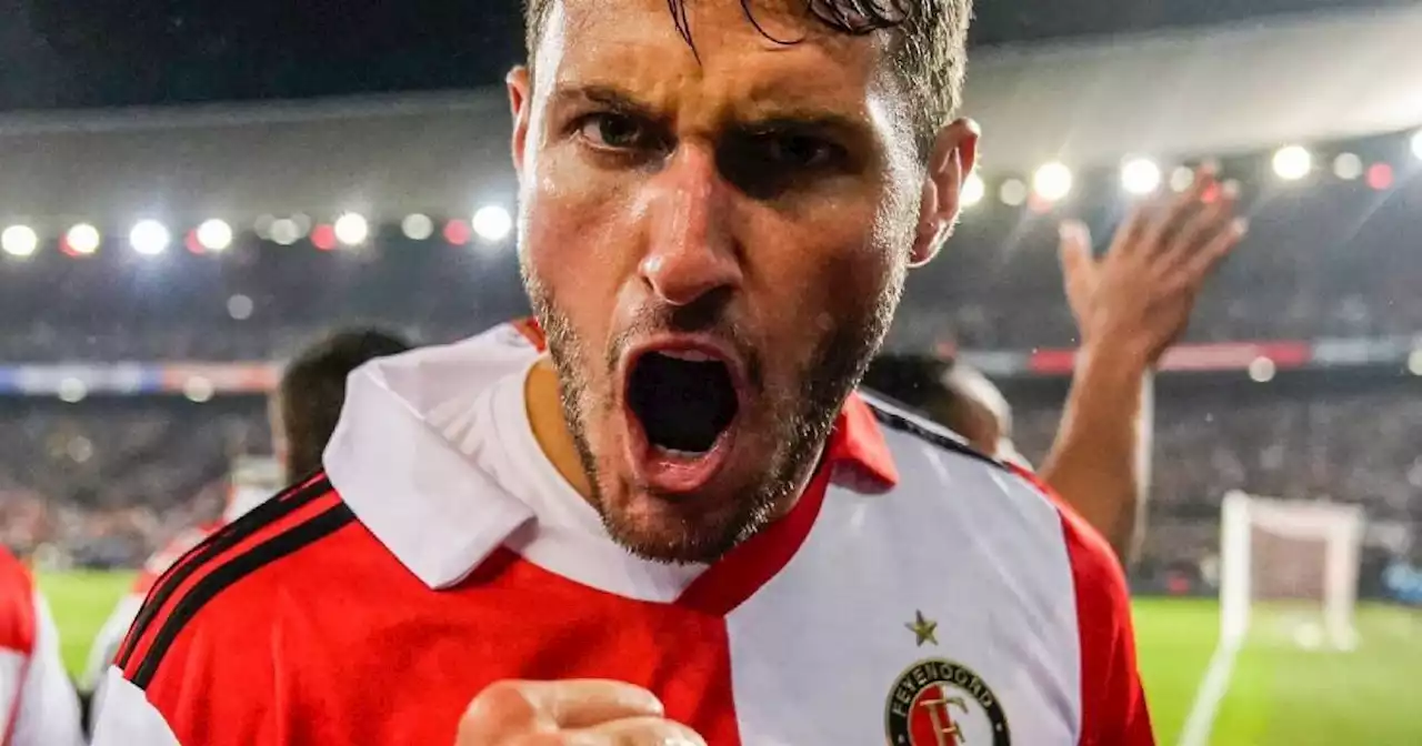 VIDEO: Así canta la afición a Santiago Giménez en Rotterdam