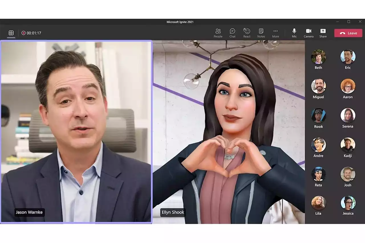 Microsoft Teams will soon let you turn yourself into a 3D avatar without a camera