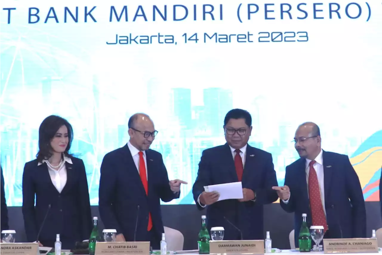 RUPST Bank Mandiri Tebar Dividen Rp24,7 Triliun