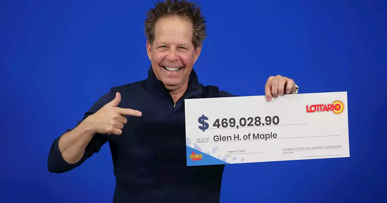 Ontario man wins huge lottery prize for the second time in a year