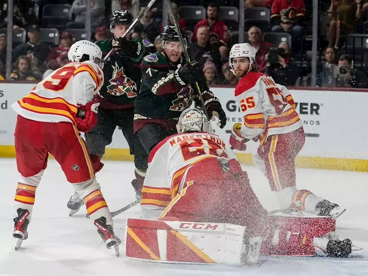 SNAPSHOTS: Flames squander opportunity in overtime loss to Coyotes