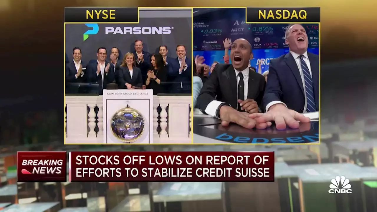 Dow closes more than 250 points lower Wednesday as bank crisis spreads to Europe: Live updates