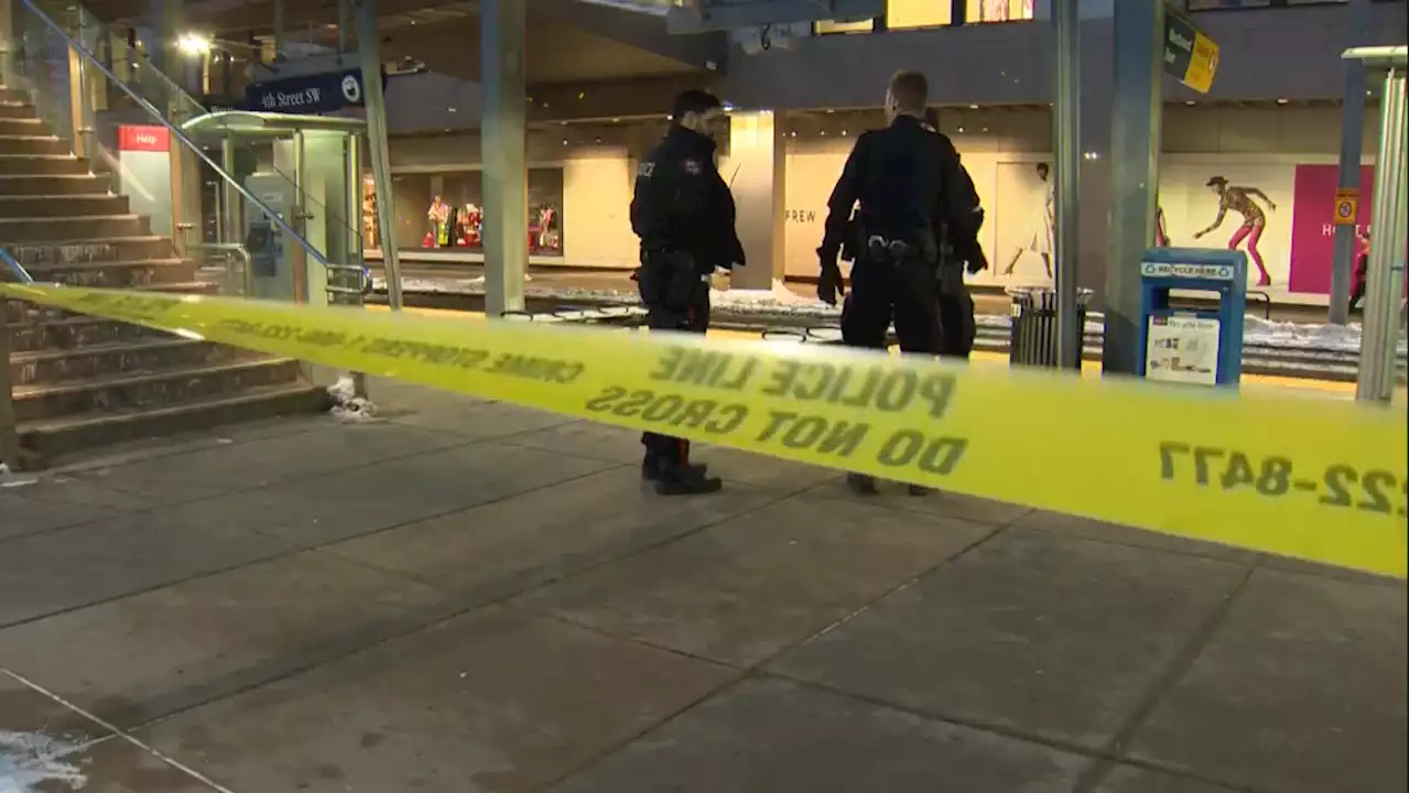 Downtown CTrain station reopens after double stabbing