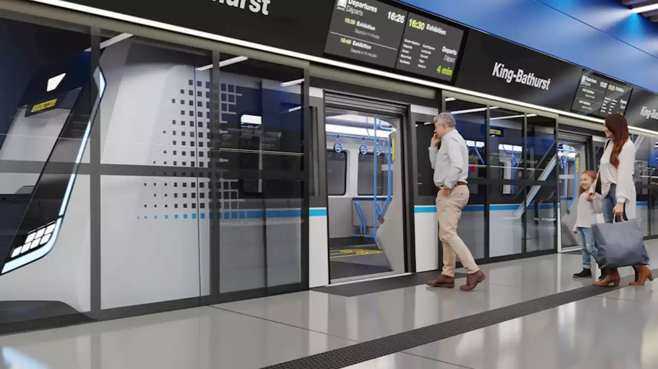 This is what the driverless trains on the Ontario Line will look like