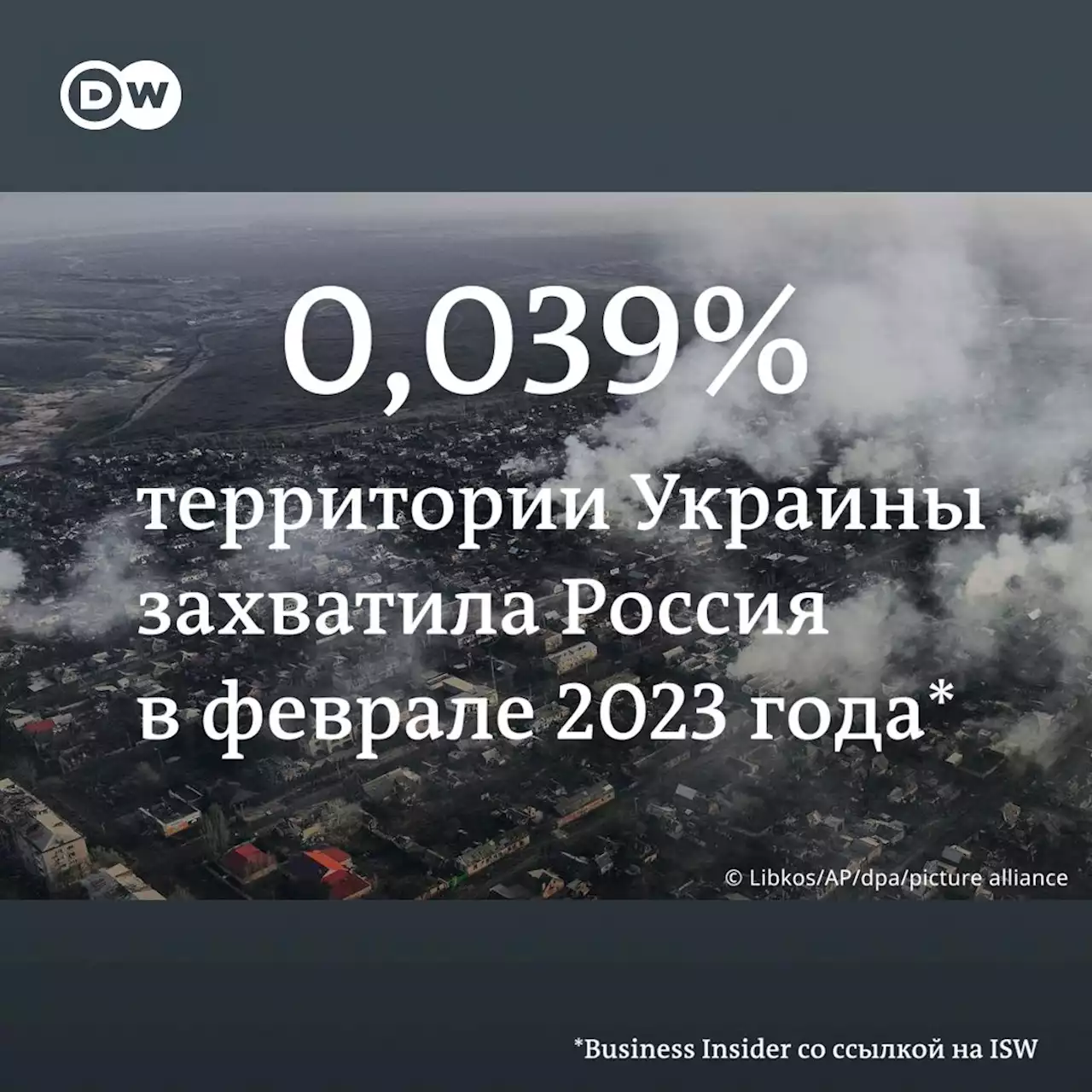 ISW: В феврале Россия захватила 0,039% территории Украины – DW – 15.03.2023