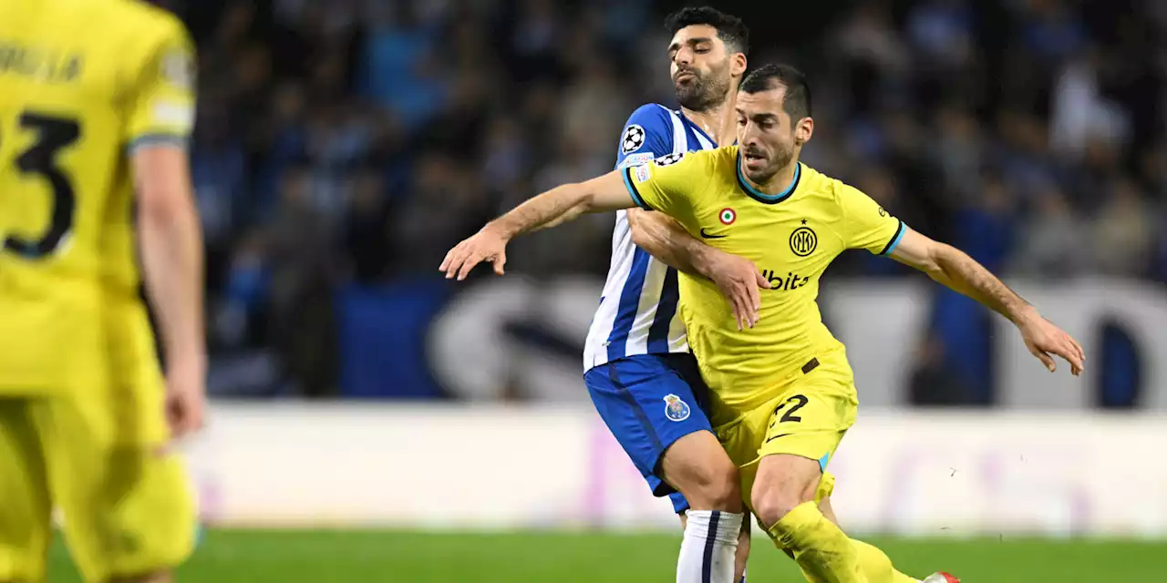 Ligue des champions : l'Inter Milan en quarts de finale après son nul à Porto (0-0)