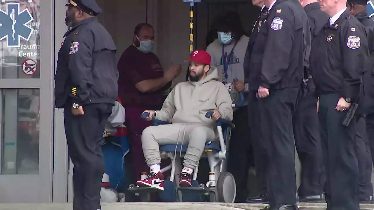 Philadelphia officer wounded in line-of-duty shooting released from hospital several weeks later