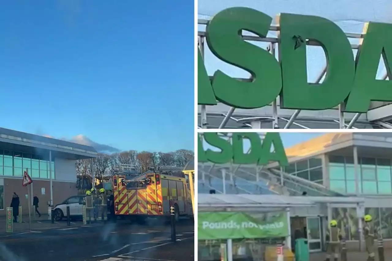 Emergency crews called to Glasgow Asda store to rescue trapped bird