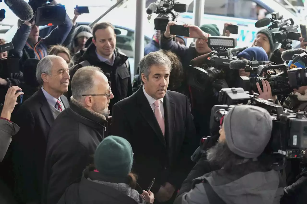 Michael Cohen makes second appearance before Trump grand jury