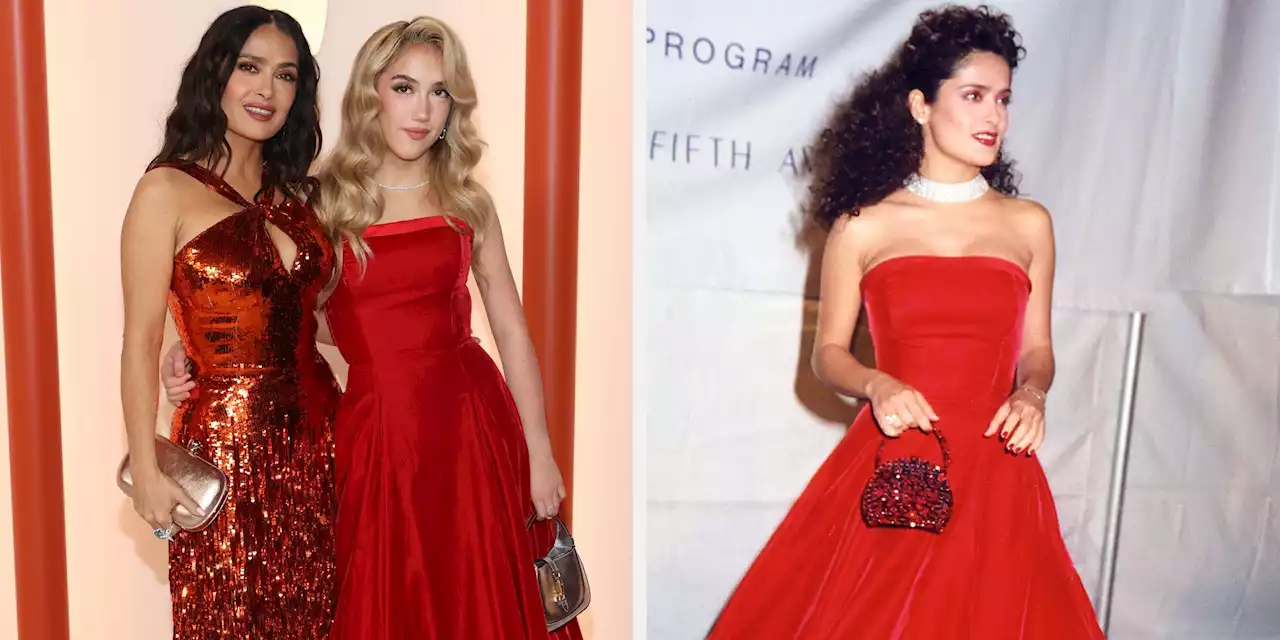 Salma Hayek's Daughter, Valentina, Wore Her 1997 Dress to the Oscars