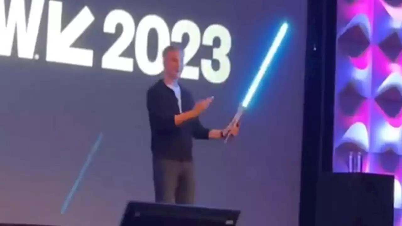 This 'real' lightsaber is probably the highlight of this year's SXSW