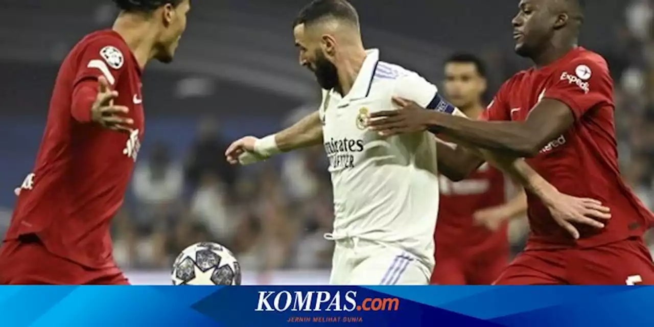 Real Madrid Vs Liverpool: Benzema Sejajar Ramos, Babak Pertama 0-0