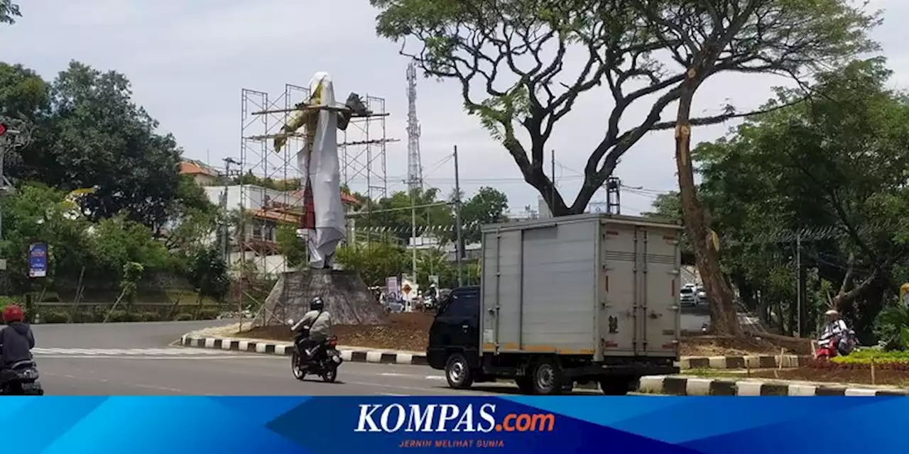 Terlihat Menyeramkan, Patung Penari di Simpang Kaliwiru Semarang Terpaksa Diperbaiki Lagi