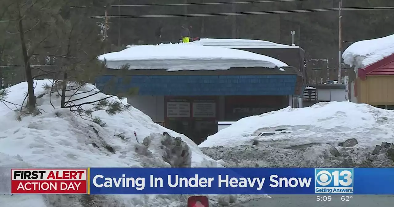 Collapsing rooftops remains a threat in South Lake Tahoe