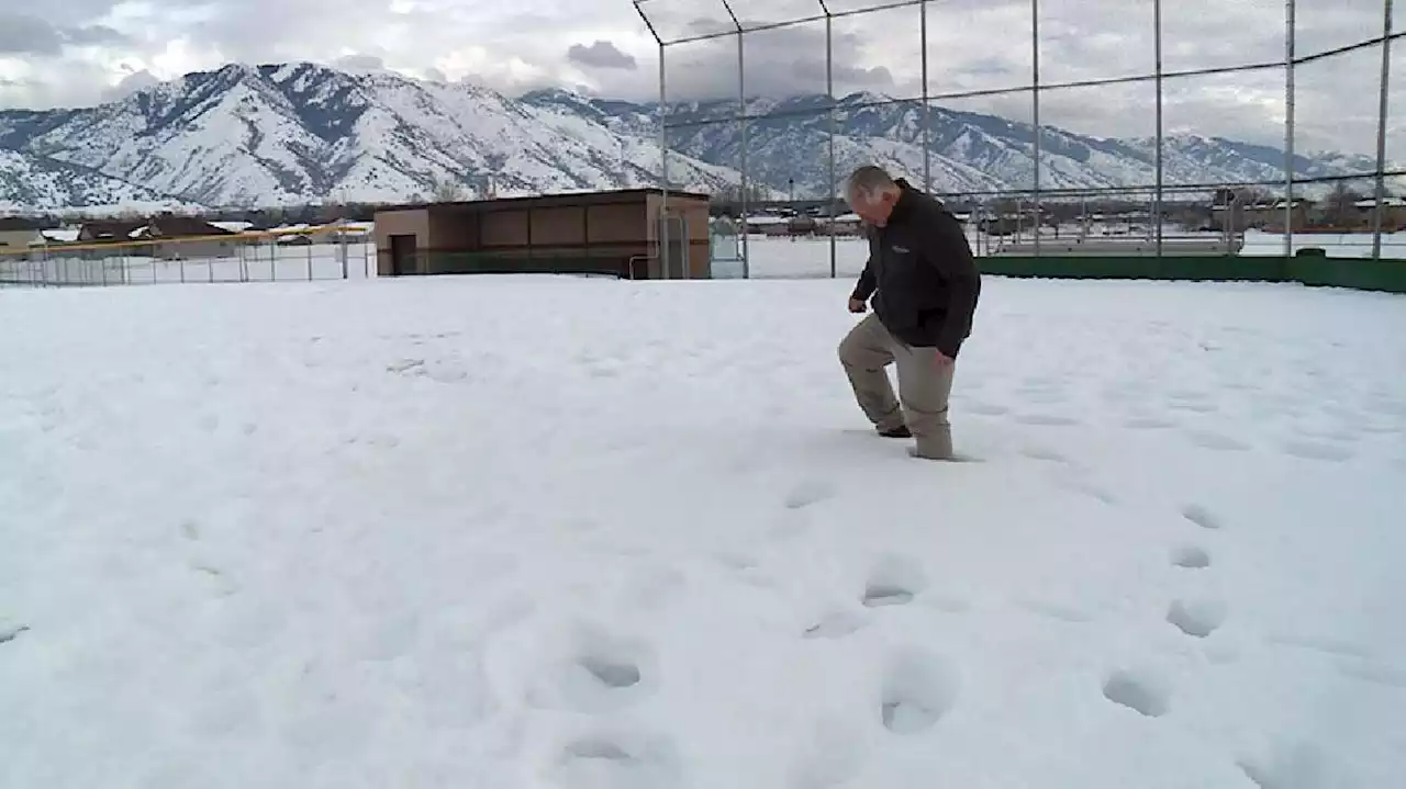 Northern Utah school districts cancel spring sports games due to remaining snow