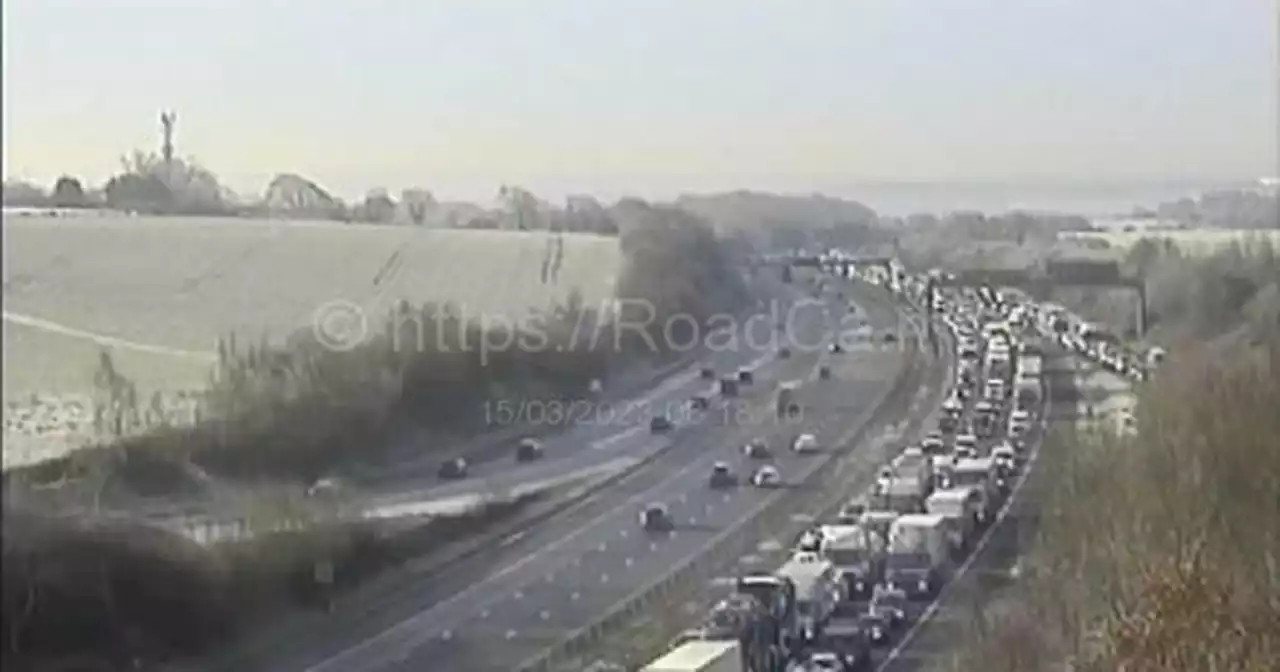 Live M1 closure updates as serious crash shuts motorway near Leeds