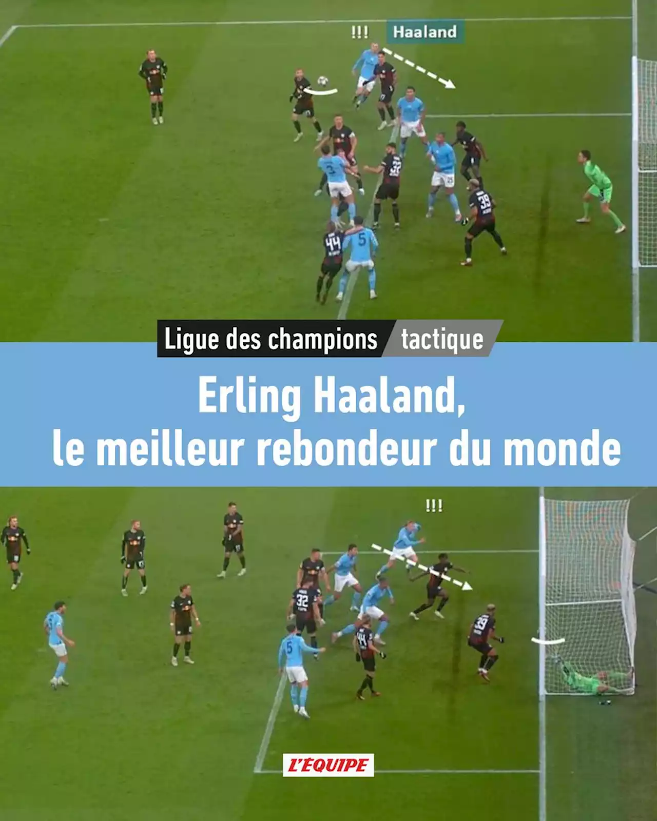 Tactique : Erling Haaland, le meilleur rebondeur du monde