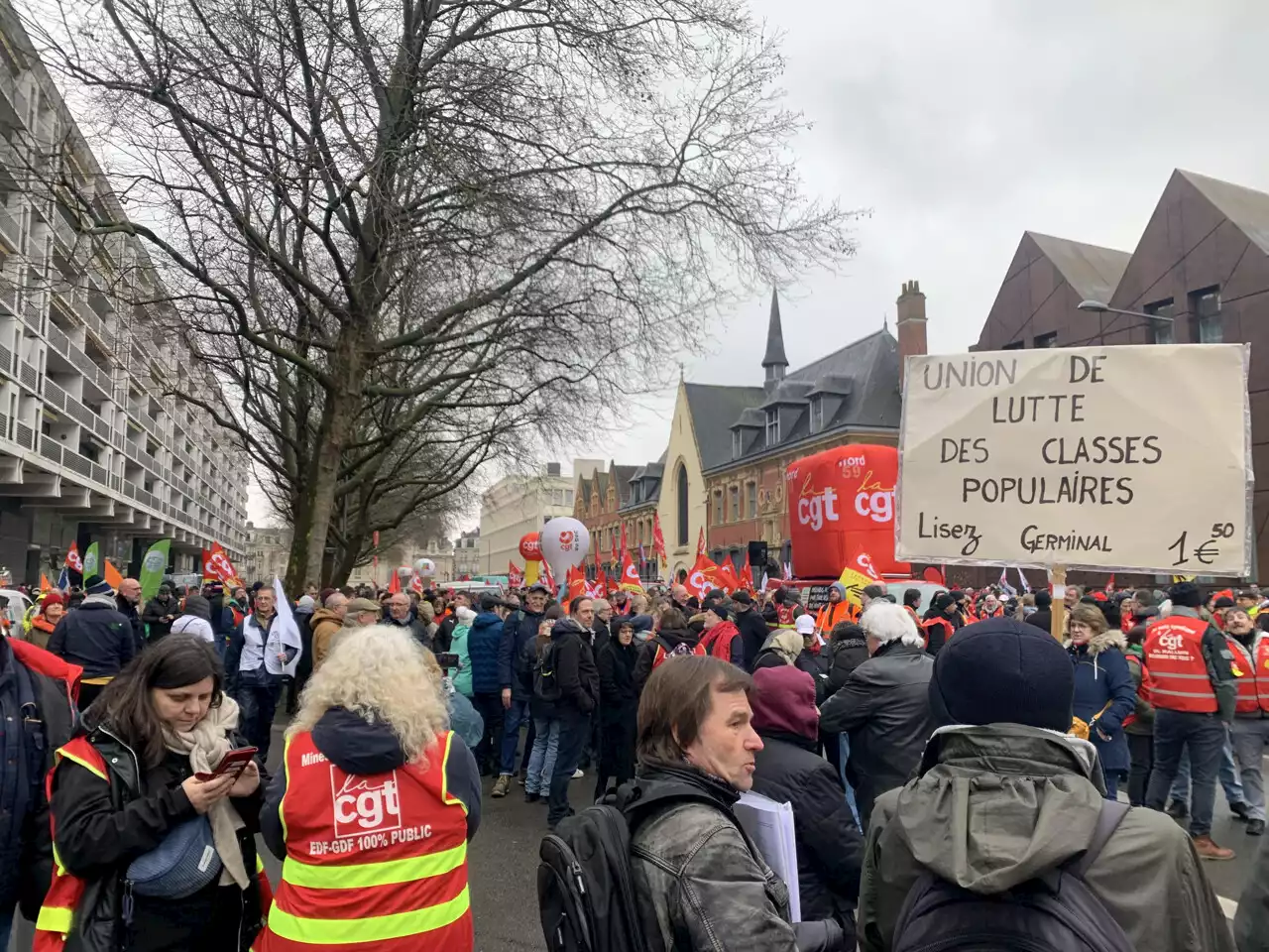 Revivez la grève du mercredi 15 mars à Lille en 10 tweets