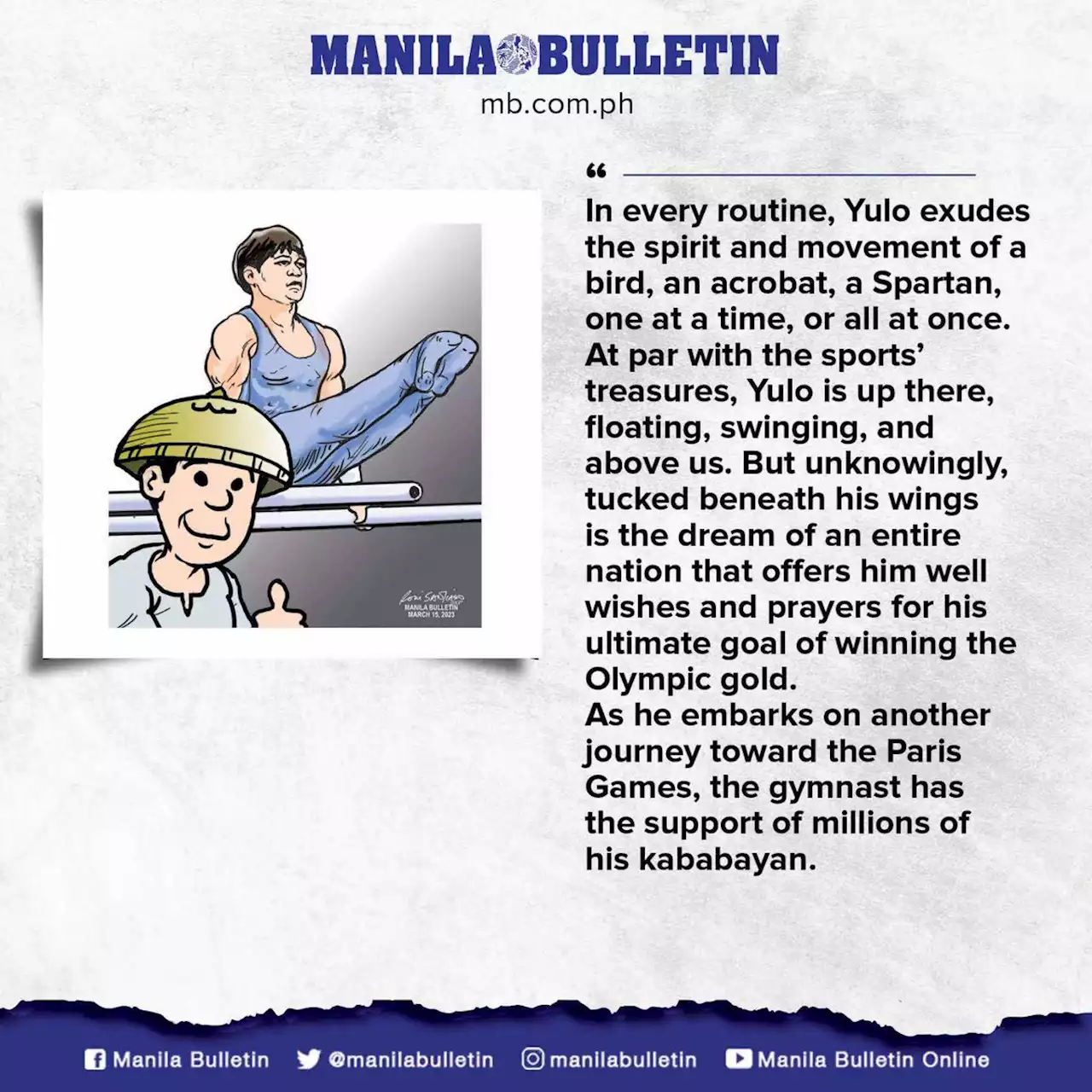 Sky is the limit for Carlos Yulo