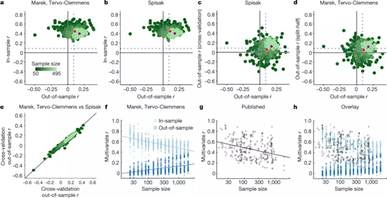 Reply to: Multivariate BWAS can be replicable with moderate sample sizes - Nature