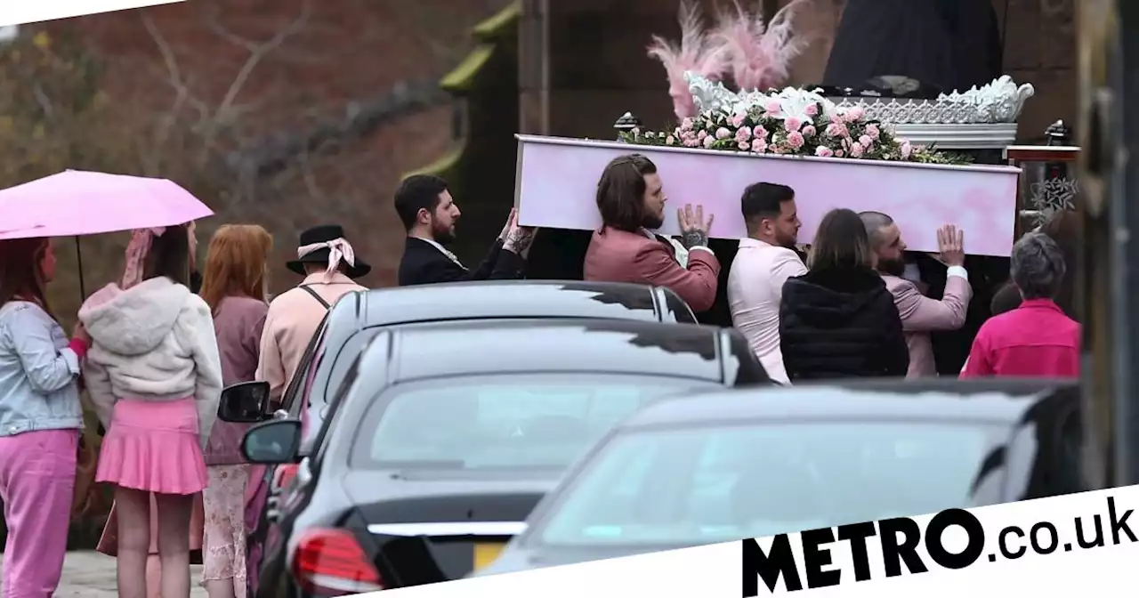 Sea of pink as mourners celebrate life of trans teen Brianna Ghey