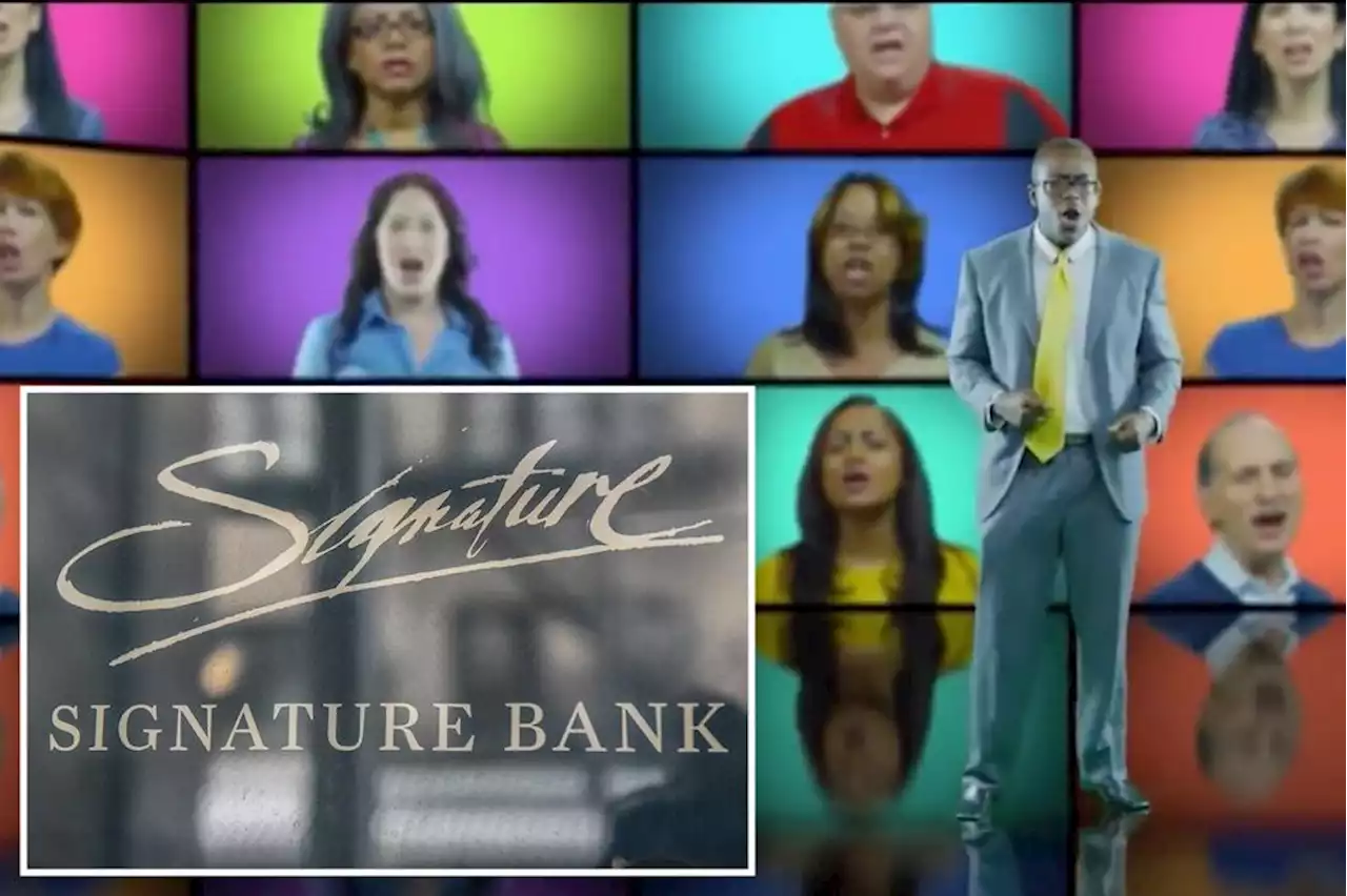 Signature Bank execs starred in cringey Broadway-style musical sketch video