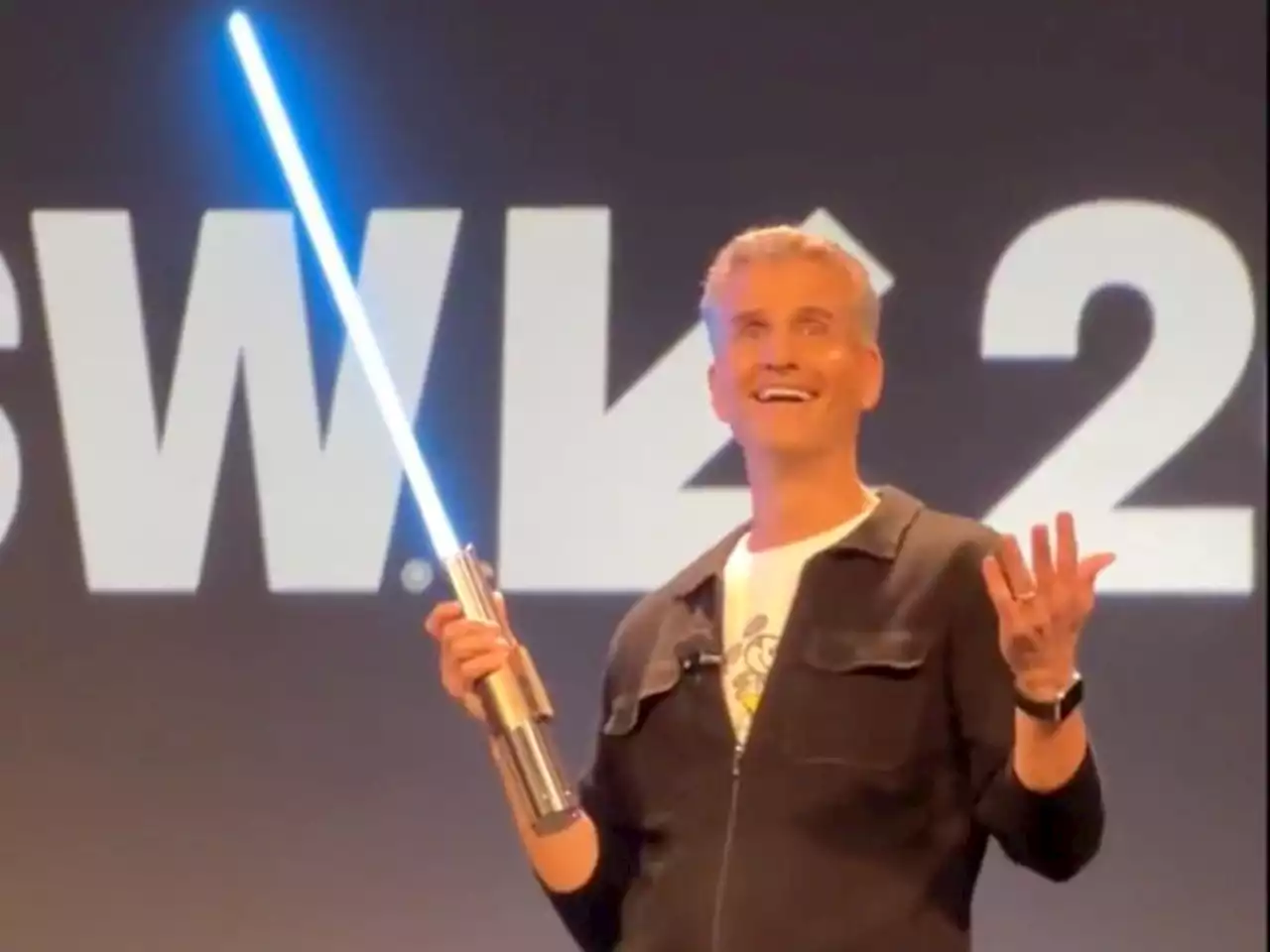 Disney unveils 'real' lightsaber, and it's not even May the fourth