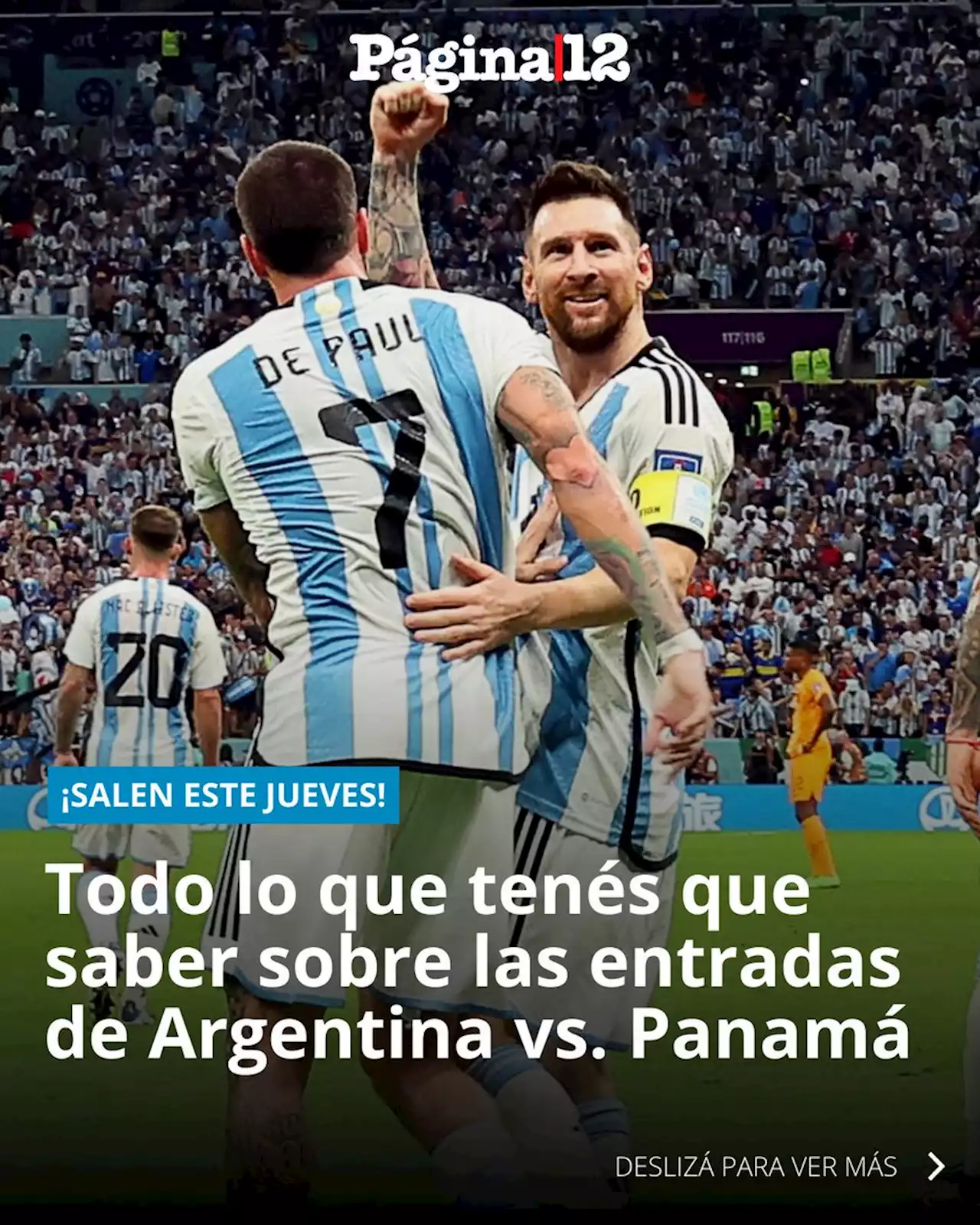 AFA confirmó el precio y cuándo se venderán las entradas de Argentina vs Panamá | Primer partido de la Selección después del Mundial Qatar 2022