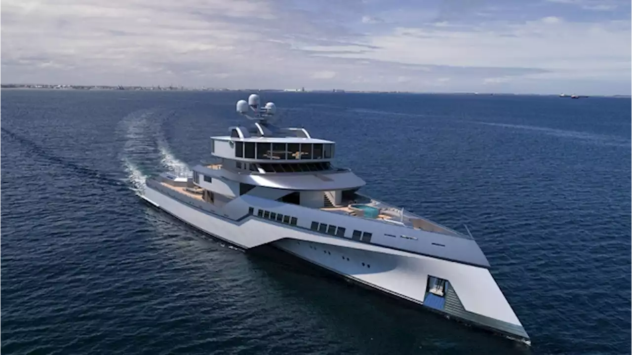 This Sleek New 275-Foot Trimaran Concept Is Like the ‘Star Trek’ Enterprise for the High Seas