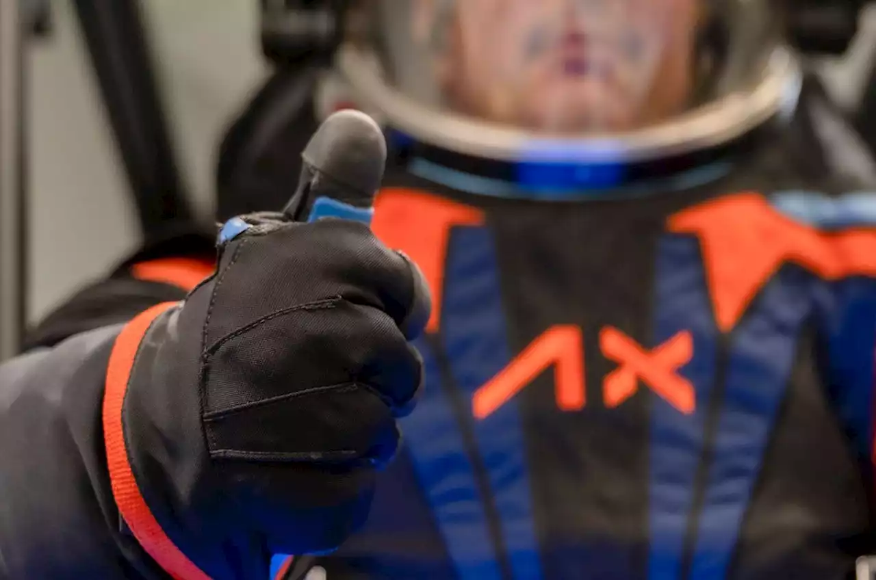 Axiom Space reveals prototype spacesuit for Artemis astronauts on the moon